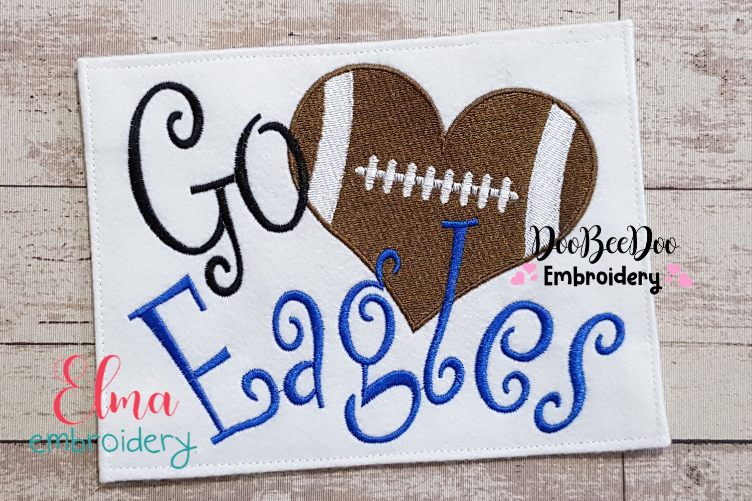 Football Machine Embroidery Design – DooBeeDoo Embroidery Designs