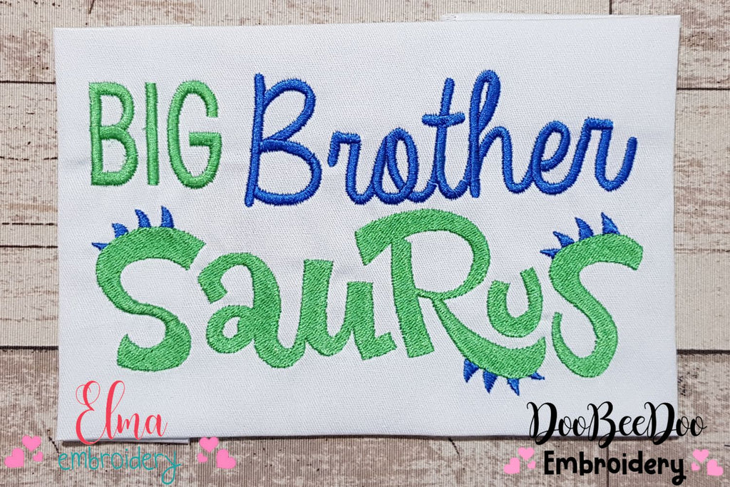Big Brother Saurus - Fill Stitch