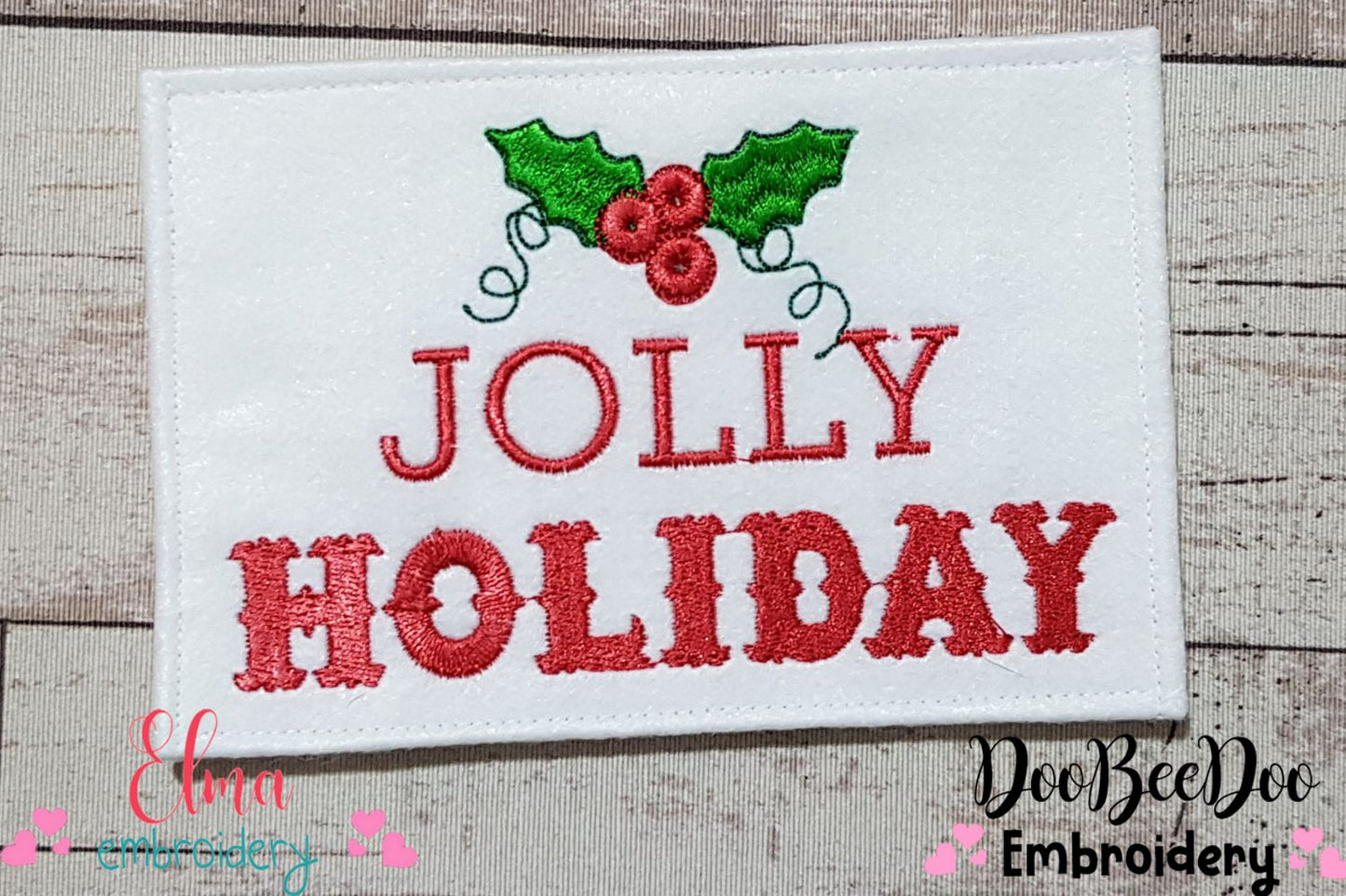 Jolly Holliday - Fill Stitch