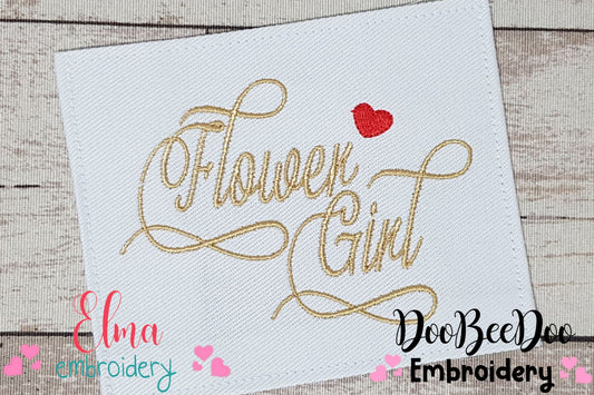 Flower Girl - Fill Stitch
