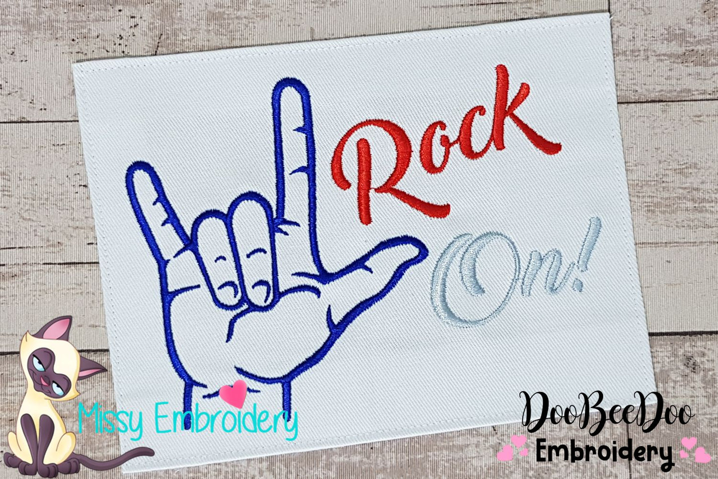 Rock On - Fill Stitch