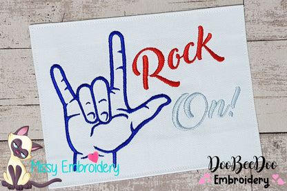 Rock On - Fill Stitch