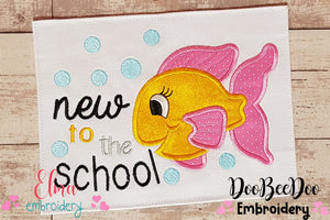 New To The School - Applique Embroidery