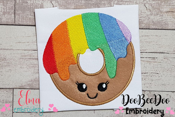 Pride Rainbow Donuts - Applique