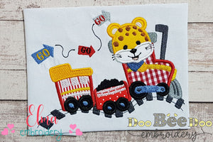 Jaguar Driving a Coal Train - Applique