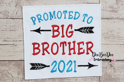 Promoted to Big Brother 2021 - Fill Stitch