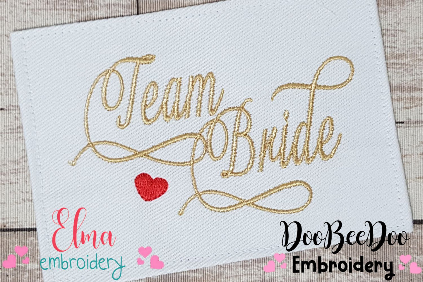 Team Bride - Fill Stitch