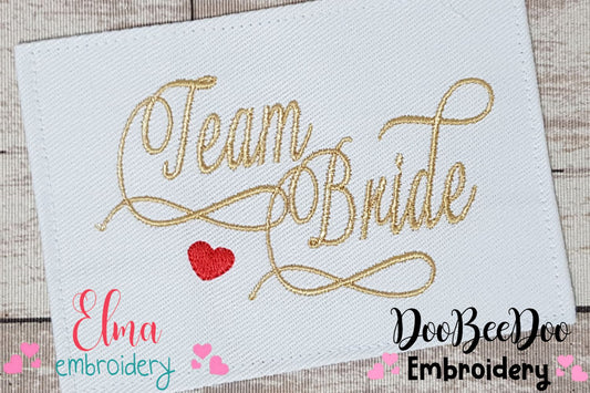 Team Bride - Fill Stitch