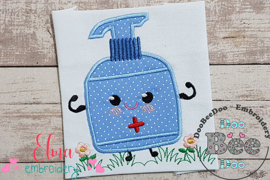 Hand Sanitizer Boy - Applique