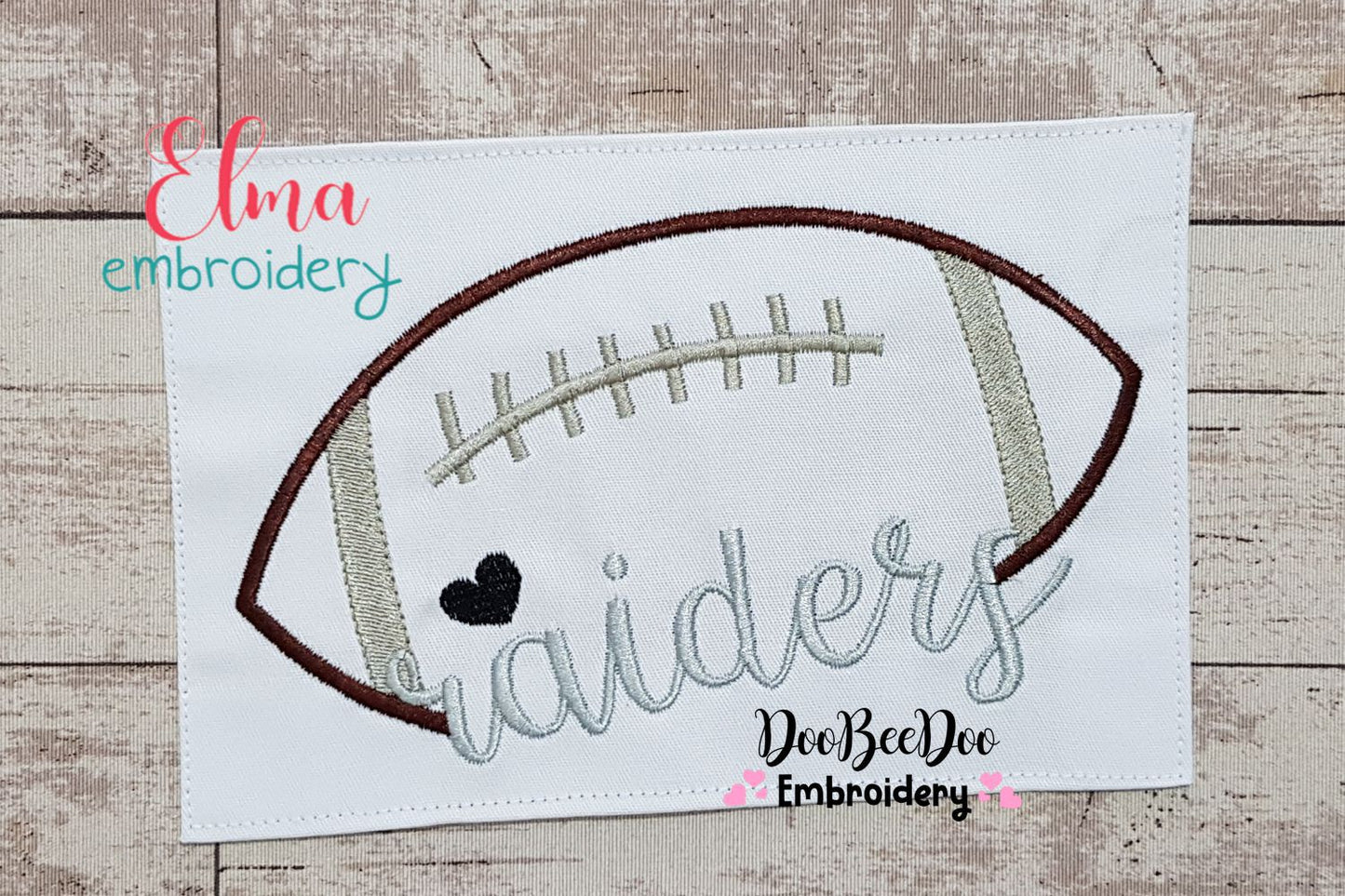 Football Raiders Ball - Fill Stitch