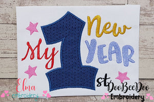 My 1st New Year - Applique