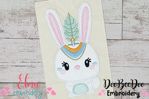 Boho Bunny - Applique Embroidery