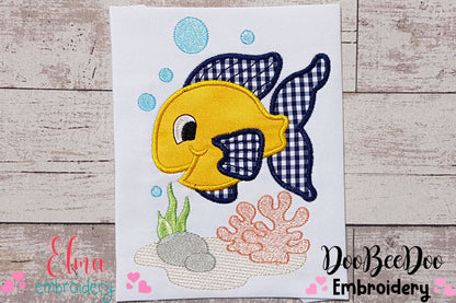 Little Fish - Applique Embroidery