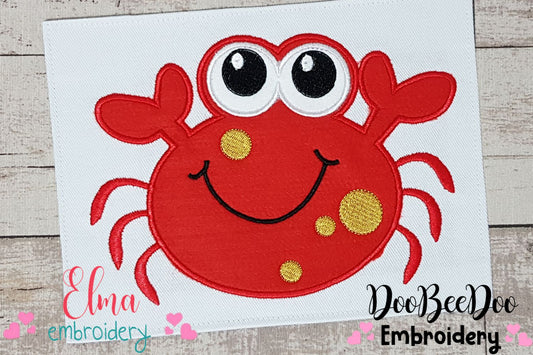 Happy Crab - Applique