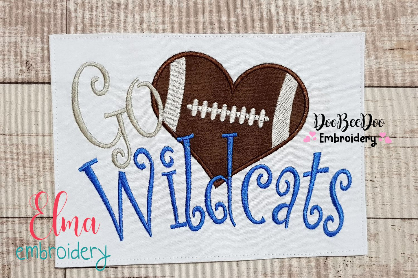 Football Go Wildcats - Applique