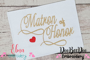 Matron of Honor - Fill Stitch