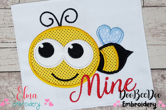 Buzzin’ With Love – Bee Mine 💌 – Applique – Machine Embroidery Design