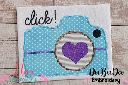 Photographic Camera Click! - ZigZag Applique