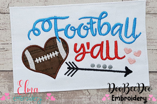 Football Y'all - Applique