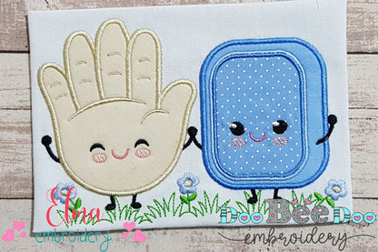 Soap and Hand Boy - Applique