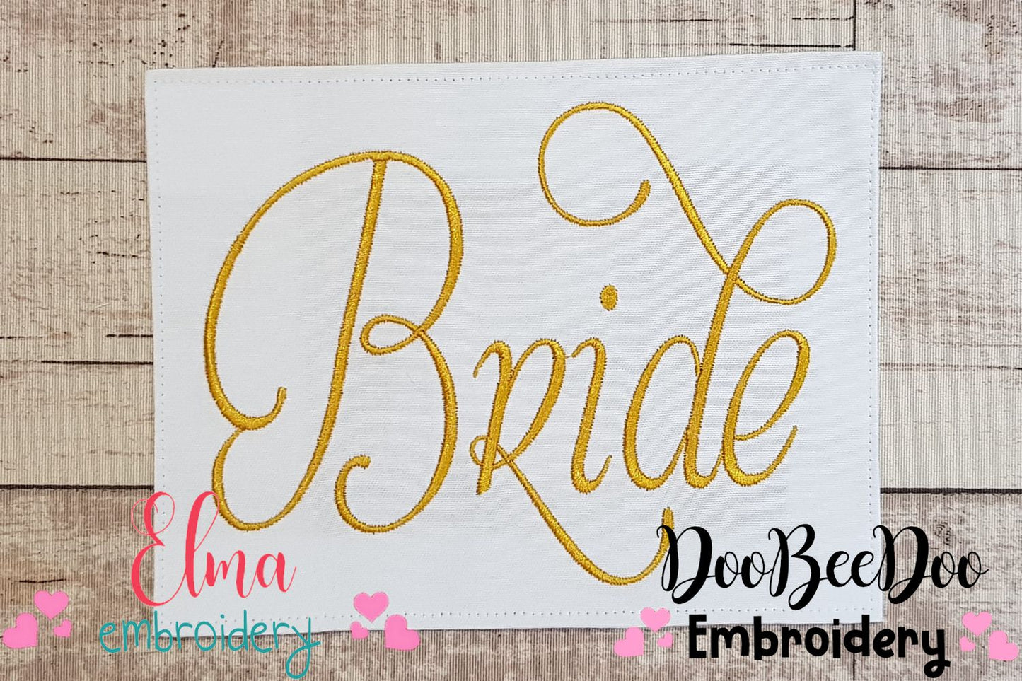 Bride - Fill Stitch
