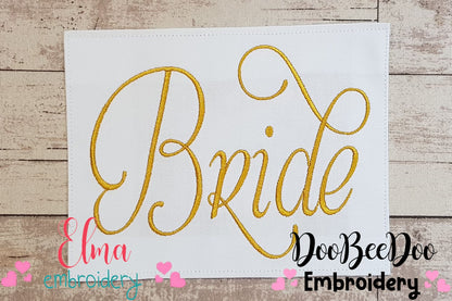 Bride - Fill Stitch