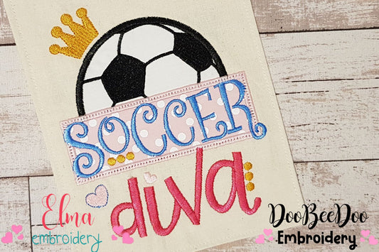 Soccer Diva - Applique