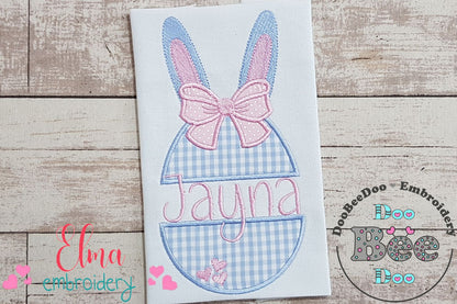 Split Easter Egg - Applique