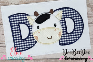 Cow Dad - Applique