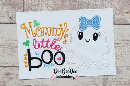 Mommy Little Boo - Applique