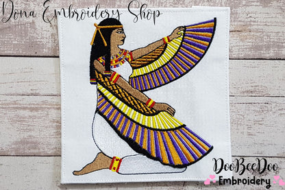 Isis - Fill Stitch Embroidery