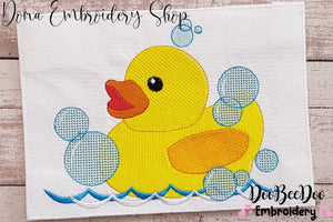 Baby Bath Duck - Fill Stitch