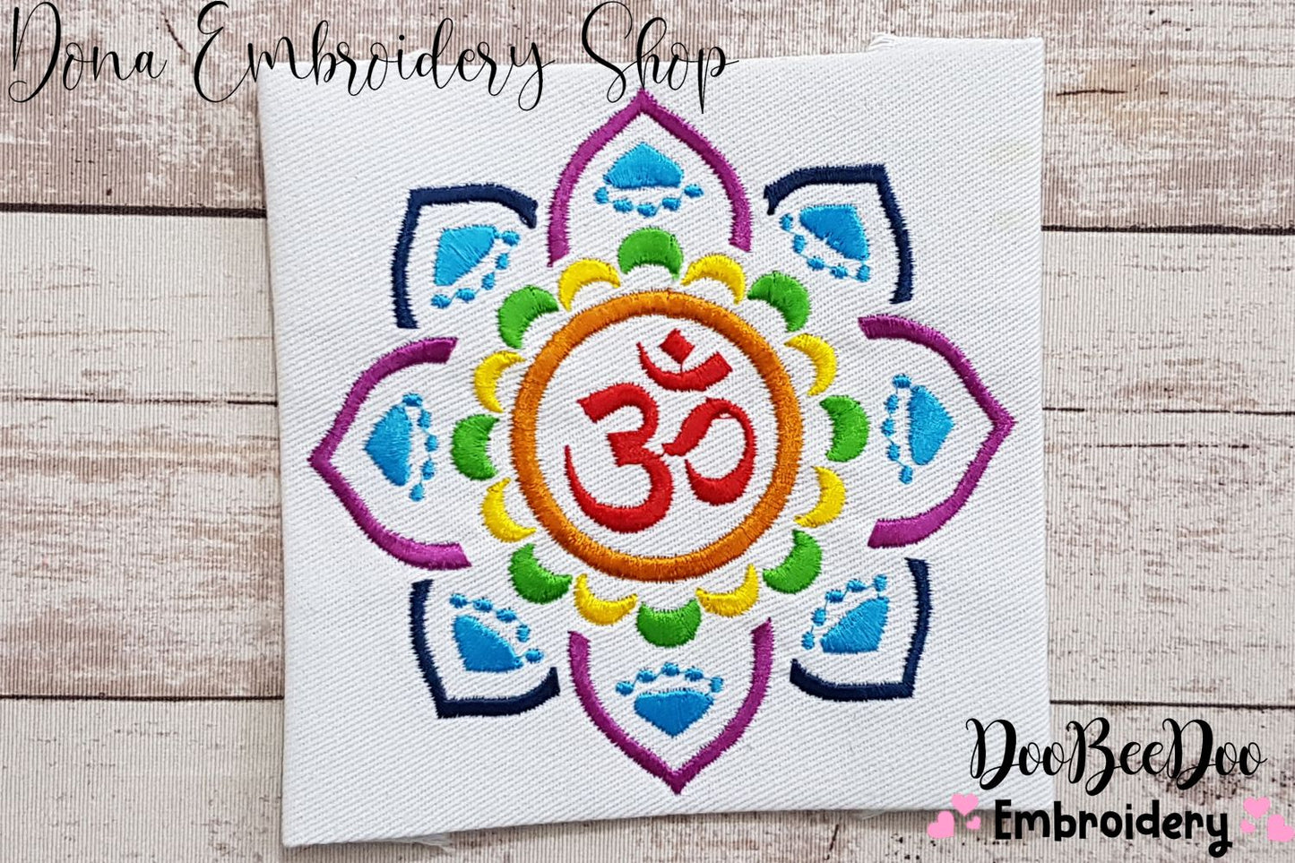 OM mandala - Fill Stitch - Machine Embroidery Design