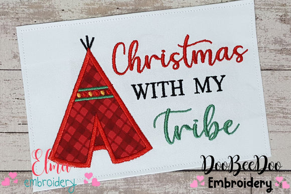 Christmas with my Tribe - Applique
