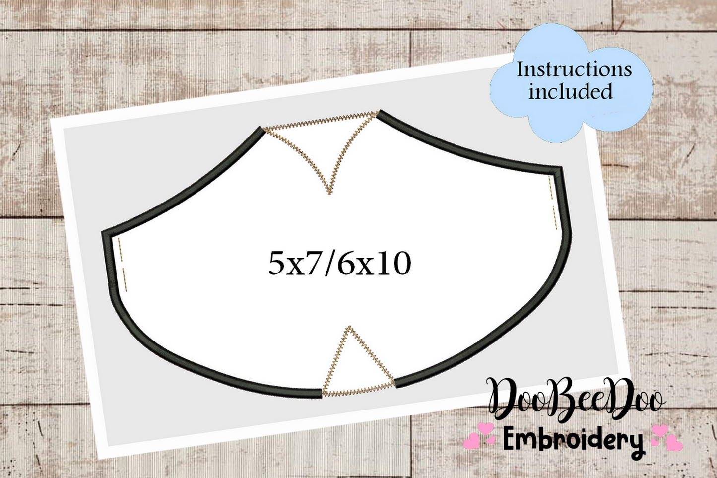 Face Mask - ITH Project - Machine Embroidery Design