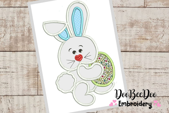 Cute Bunny - Applique - 6 Sizes - Machine Embroidery Designs