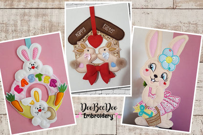 Easter Ornaments - ITH Project - Machine Embroidery Design