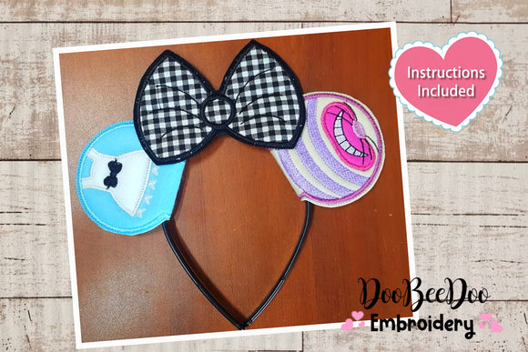 Mouse Ears Wonderland - ITH Project - Machine Embroidery Design