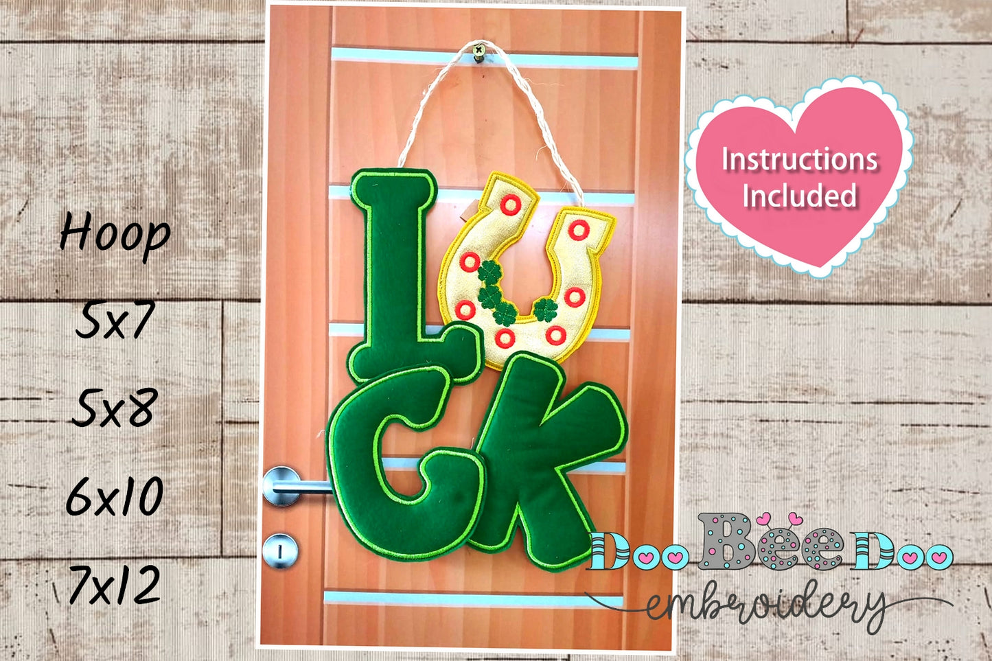 Luck Saint Patrick's - ITH Project - Machine Embroidery Design