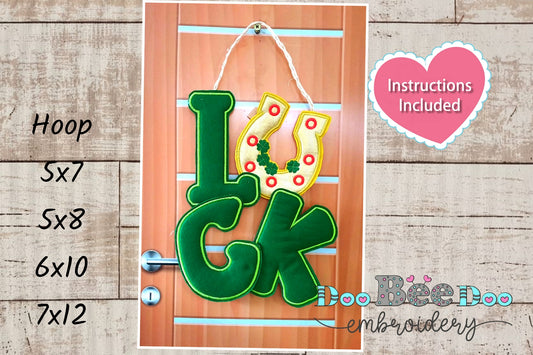 Luck Saint Patrick's - ITH Project - Machine Embroidery Design