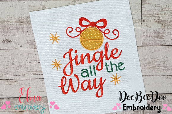 Jingle All the Way - Applique