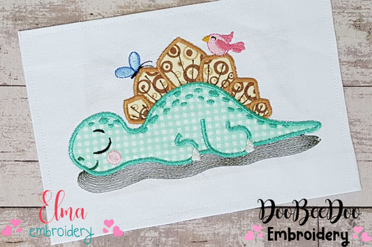 Dinosaur Sleeping - Applique