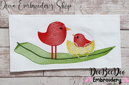 Christmas Bird - Rippled