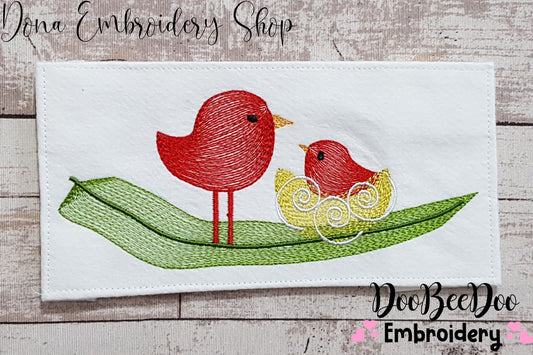 Christmas Bird - Rippled