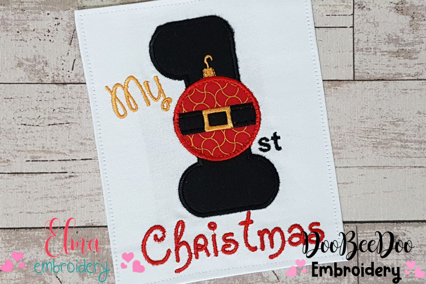 My 1st Christmas - Applique