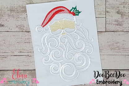 Santa Claus Christmas - Fill Stitch - Machine Embroidery Design