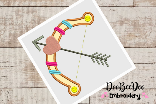 Bow and arrow Boho embroidery - Applique - 6 Sizes  - Machine Embroidery Design