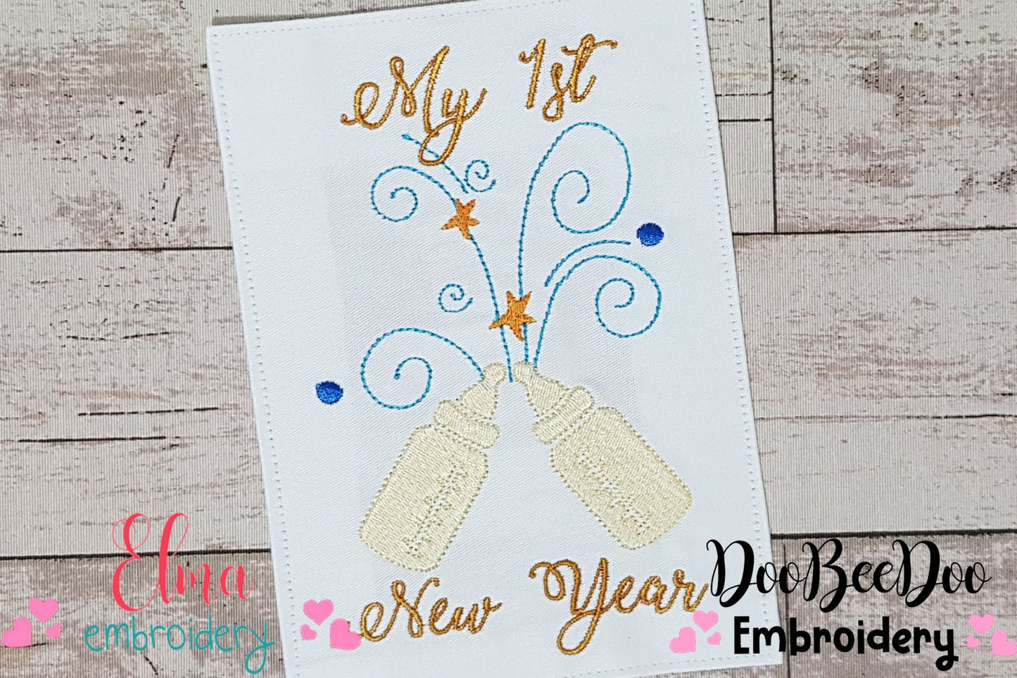 My 1st New Year - Fill Stitch