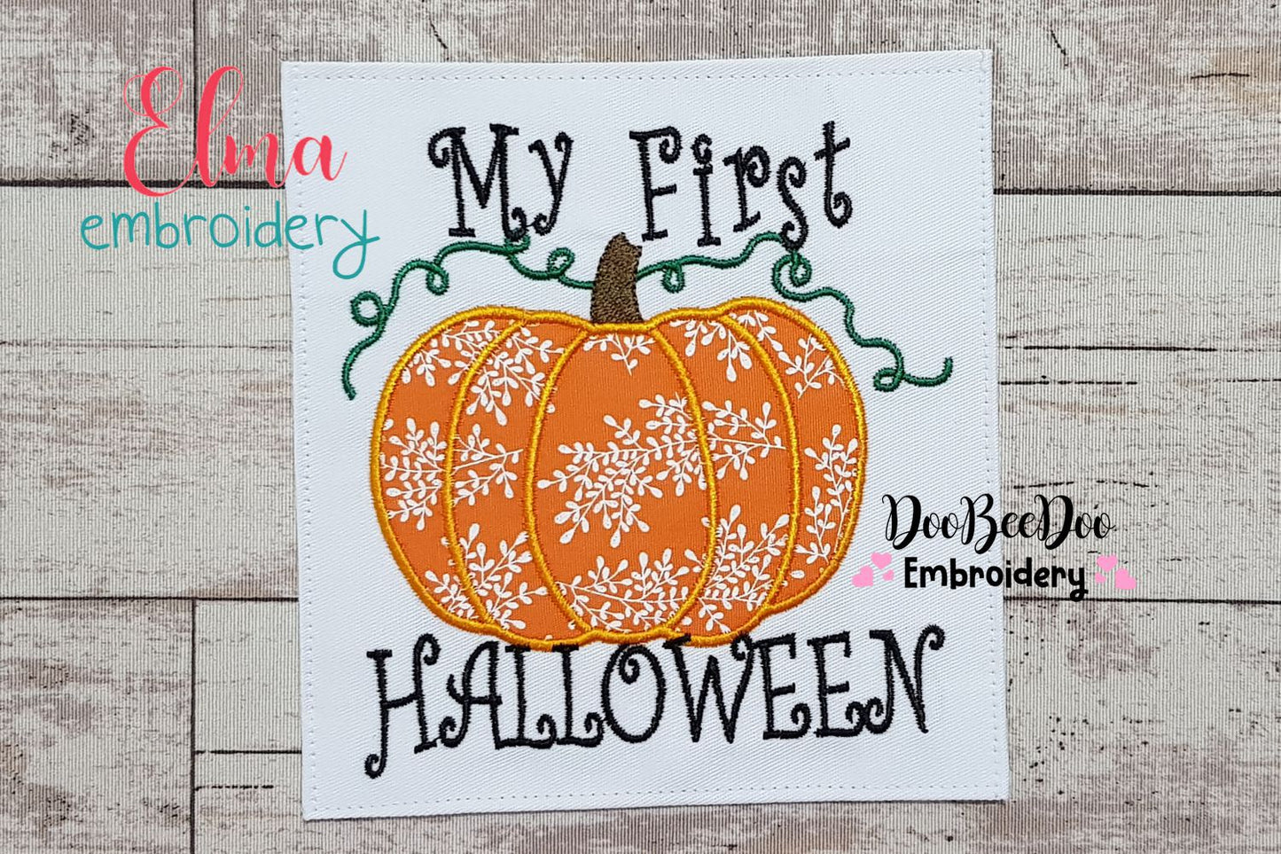 My 1st Halloween - Applique - Machine Embroidery Design