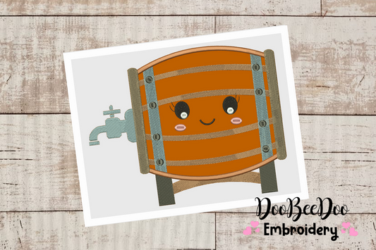 Oktoberfest - Draft Beer- Germany  -  Applique  - 6 sizes -  Machine Embroidery Design